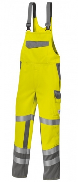 BP-Latzhose, Hi-Vis Protect, warngelb/dunkelgrau