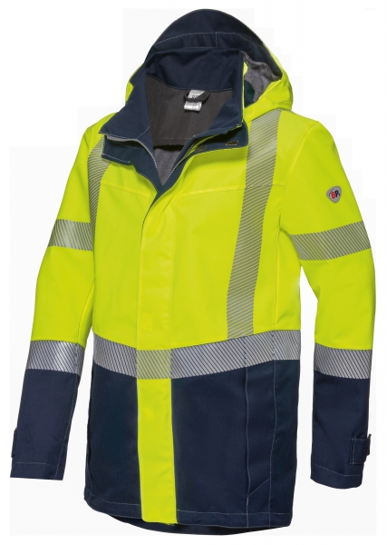 BP-Wetterschutzjacke, Multi Protect Plus, warngelb/nachtblau