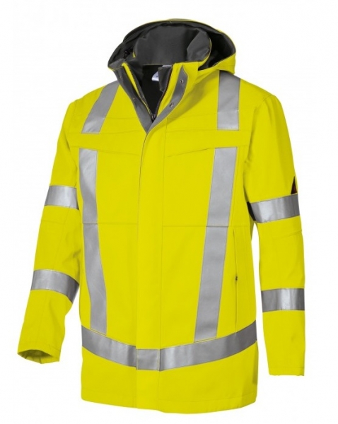 BP-Warn-Schutz-Wetter-Arbeits-Berufs-Jacke, ca. 350g/m, warngelb