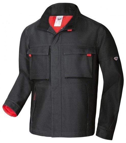 BP-Schweier-Arbeitsjacke, Welders Comfort, anthrazit/schwarz