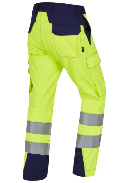 ROFA-Bundhose, Vis Line, 340 g/m�, leuchtgelb/marine