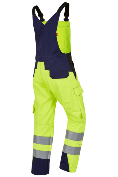 ROFA-Latzhose, Vis Line, 340 g/m�, leuchtgelb/marine