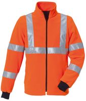 ROFA-Warn-Schutz-Fleece-Jacke, Silkroad, ca. 280 g/m, leuchtorange