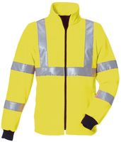 ROFA-Warn-Fleece-Arbeits-Berufs-Jacke, leuchtgelb