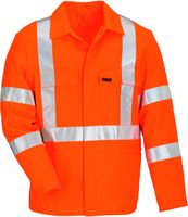 ROFA-Warn-Schutz-Arbeits-Berufs-Jacke, ca. 290 g/m, leuchtorange