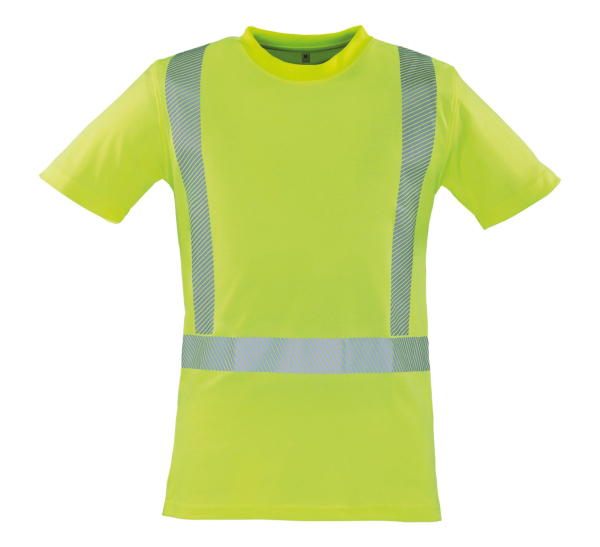 ROFA-Warn-Schutz-T-Shirt, ca. 185 g/m², leuchtgelb