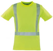 ROFA-Warn-Schutz-T-Shirt, ca. 185 g/m², leuchtgelb