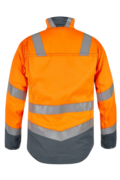 ROFA-Jacke, Multi 7, leuchtorange/grau