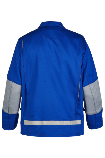 ROFA-Schwei�er-Arbeits-Schutz-Berufs-Jacke, Image 1198 - doppellagig, kornblau/hellgrau