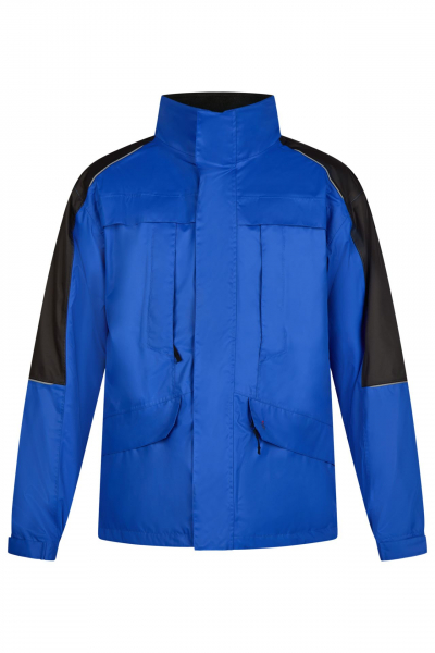 Parka J410191, WINTER-  UND  WETTERSCHUTZ, kornblau-schwarz