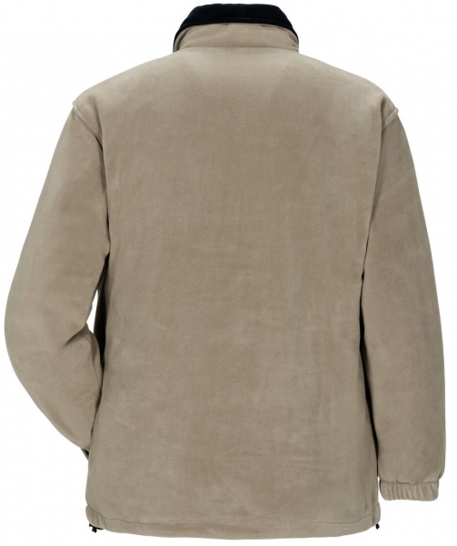 PLANAM Fleece Arbeits-Berufs-Troyer, Relax camel/marine