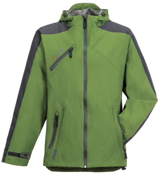 PLANAM Splash-Regen-Nässe-Wetter-Schutz-Jacke, grün/grau