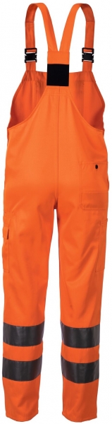 PLANAM Arbeits-Berufs-Latz-Hose, Warn-Schutz-Bekleidung, uni, orange