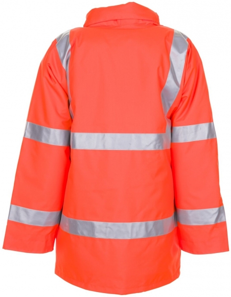 PLANAM Warn-Schutz-Arbeits-Berufs-Parka uni, Wetterschutz-Bekleidung, orange