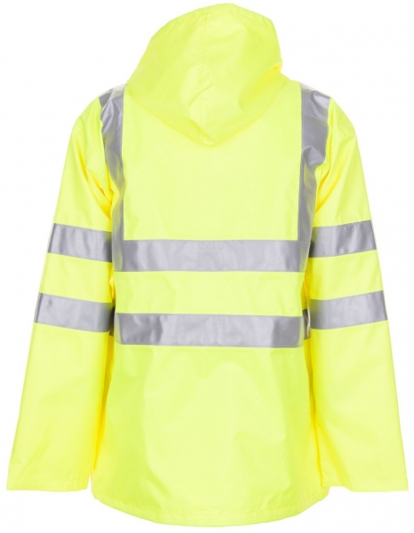 PLANAM Warn-Schutz-Regen-Arbeits-Berufs-Jacke uni, Warn-Wetterschutz-Bekleidung gelb