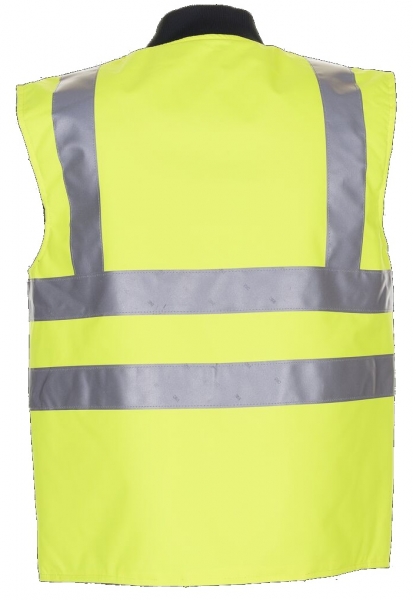 PLANAM Warn-Schutz, Arbeits-Sicherheits-Berufs-Weste, uni Wetterschutz-Bekleidung gelb