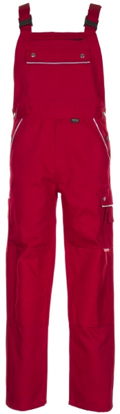 PLANAM-Arbeits-Berufs-Latz-Hose, CANVAS 320, rot/rot