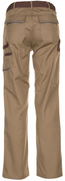 PLANAM Arbeits-Berufs-Bund-Hose, HIGHLINE, MG 285, beige/braun/zink