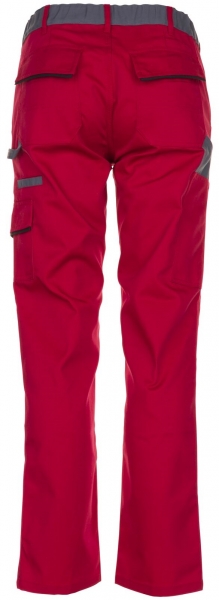 PLANAM-Damen-Bund-Hose, Highline, 285 g/m, rot/schiefer/schwarz