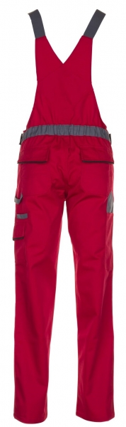 PLANAM-Damen-Arbeits-Berufs-Latz-Hose, Highline, 285 g/m, rot/schiefer/schwarz