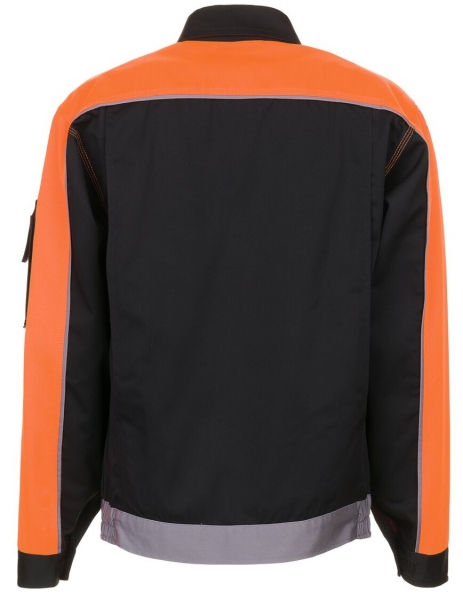 PLANAM Arbeits-Berufs-Bund-Jacke, VISLINE, MG 285, schwarz/orange/zink