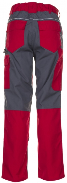 PLANAM-Arbeits-Berufs-Bund-Hose, rot/schiefer