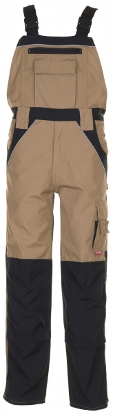 PLANAM-Arbeits-Berufs-Latz-Hose, PLALINE, MG 280, sand/schwarz