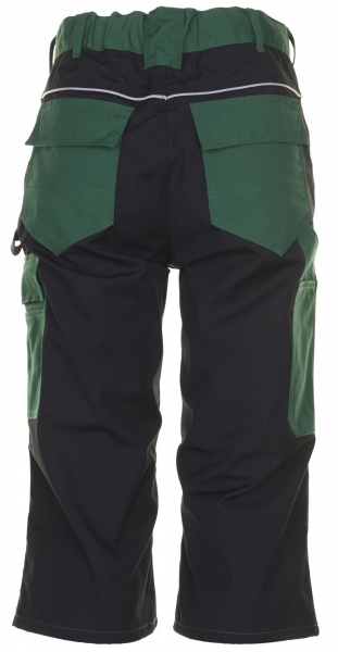 PLANAM 3/4 Hose, Arbeits-Berufs-Shorts, PLALINE, 280 g/m, grn/schwarz