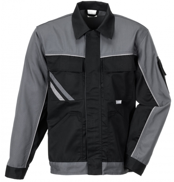 PLANAM Bundjacke, Arbeits-Berufs-Jacke, Highline, 285 g/m, schwarz/schiefer/zink