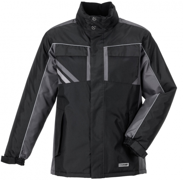 PLANAM-Winter-Wetter-Arbeits-Berufs-Jacke, Highline, schwarz/schiefer/zink