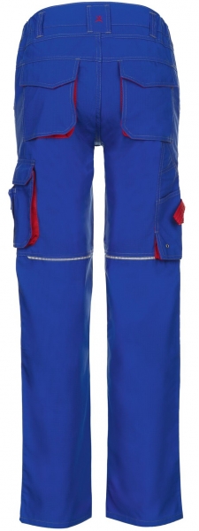 PLANAM-Arbeits-Berufs-Bund-Hose, kornblau/rot