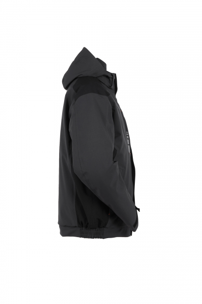 Planam-Outdoor Moto Winterjacke grau/schwarz