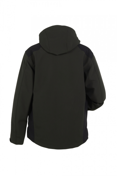 Planam-Outdoor Moto Softshelljacke oliv/schwarz