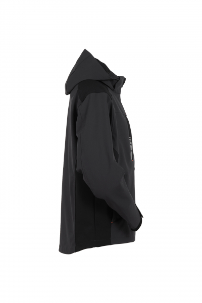 Planam-Outdoor Moto Softshelljacke grau/schwarz