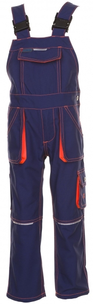 PLANAM-Junior-Arbeits-Berufs-Latz-Hose, 260 g/m, marine/orange