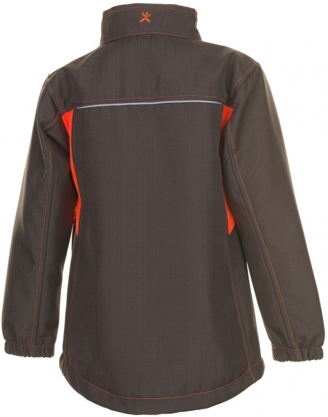 PLANAM-Junior Softshell-Arbeits-Berufs-Jacke, oliv/orange