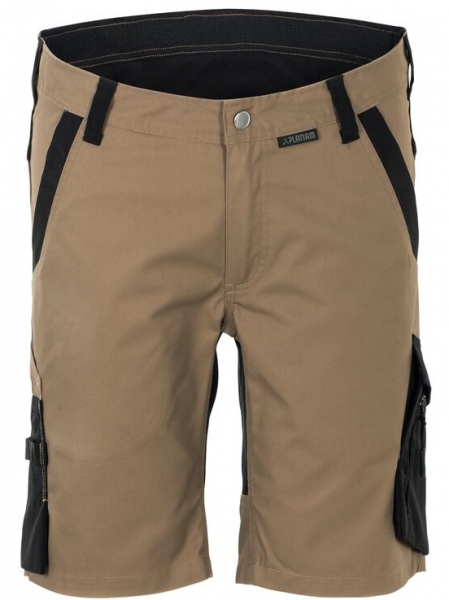 PLANAM-Herren-Shorts, Norit, 245 g/m, sand/schwarz