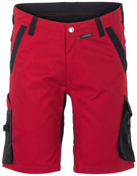 PLANAM-Herren-Shorts, Norit, 245 g/m, rot/schwarz