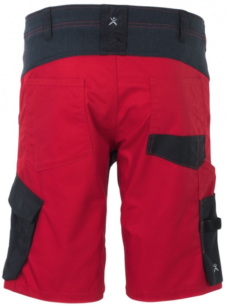 PLANAM-Herren-Shorts, Norit, 245 g/m, rot/schwarz