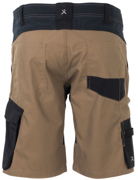 PLANAM-Damen-Shorts, Norit, 245 g/m, sand/schwarz