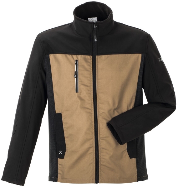 PLANAM-Hybridjacke, Norit, 245 g/m, sand/schwarz