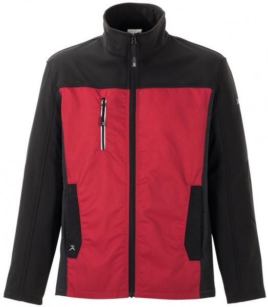 PLANAM-Hybridjacke, Norit, 245 g/m, rot/schwarz