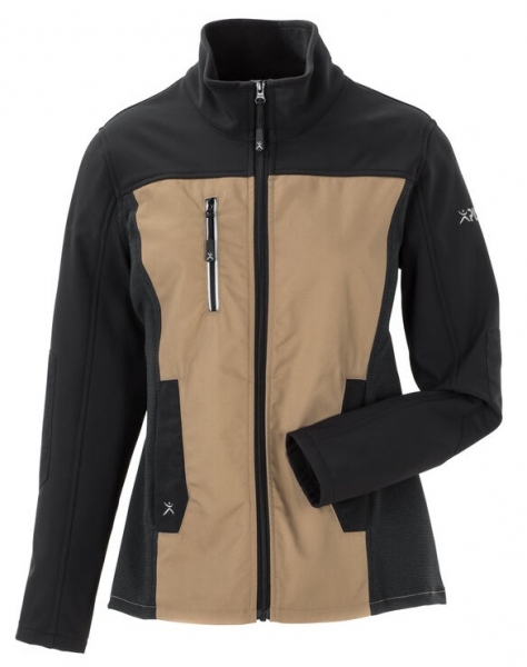 PLANAM-Damen-Hybridjacke, Norit, 245 g/m, sand/schwarz