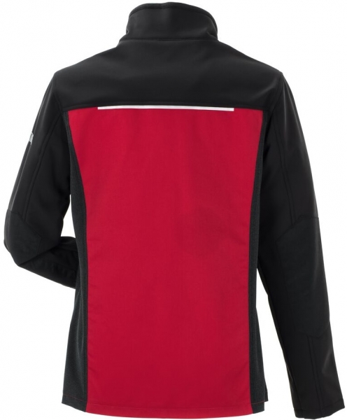 PLANAM-Damen-Hybridjacke, Norit, 245 g/m, rot/schwarz