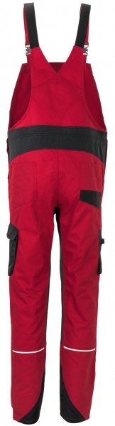 PLANAM-Latzhose, Norit, 245 g/m, rot/schwarz