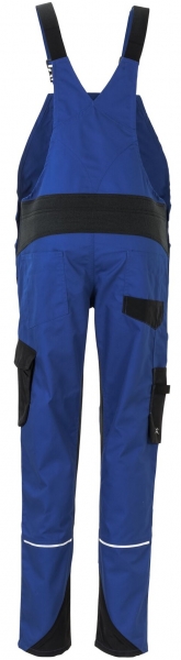 PLANAM-Damen-Latzhose, Norit, 245 g/m, kornblau/schwarz