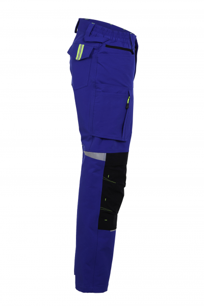 Planam-rECOline Bundhose kornblumenblau/schwarz