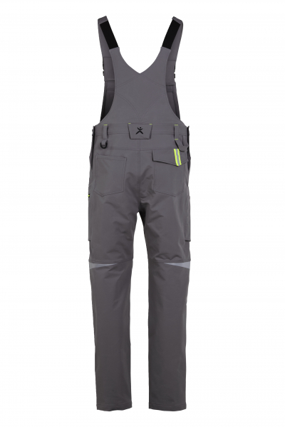 Planam-rECOline Latzhose zink/schwarz