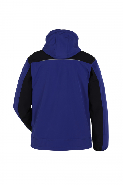 Planam-rECOline Softshelljacke kornblumenblau/schwarz
