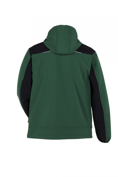 Planam-rECOline Softshelljacke gr�n/schwarz